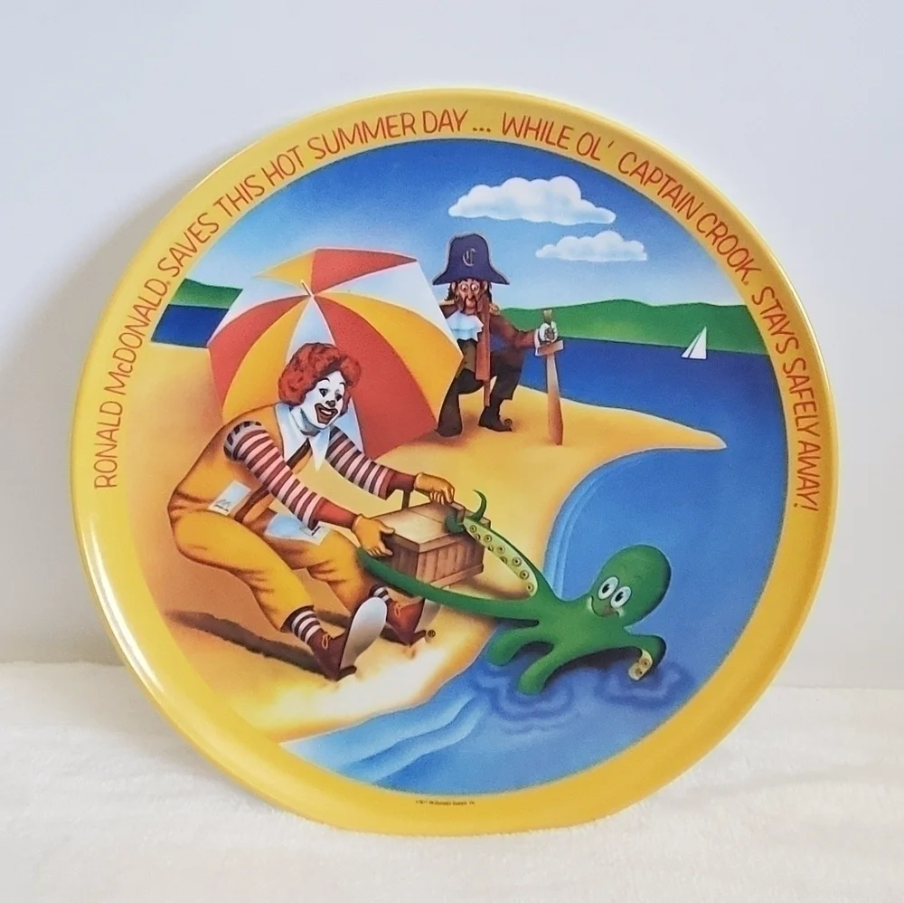 RONALD McDonald 1977 Vintage 4 Plate Set By Lexington 10